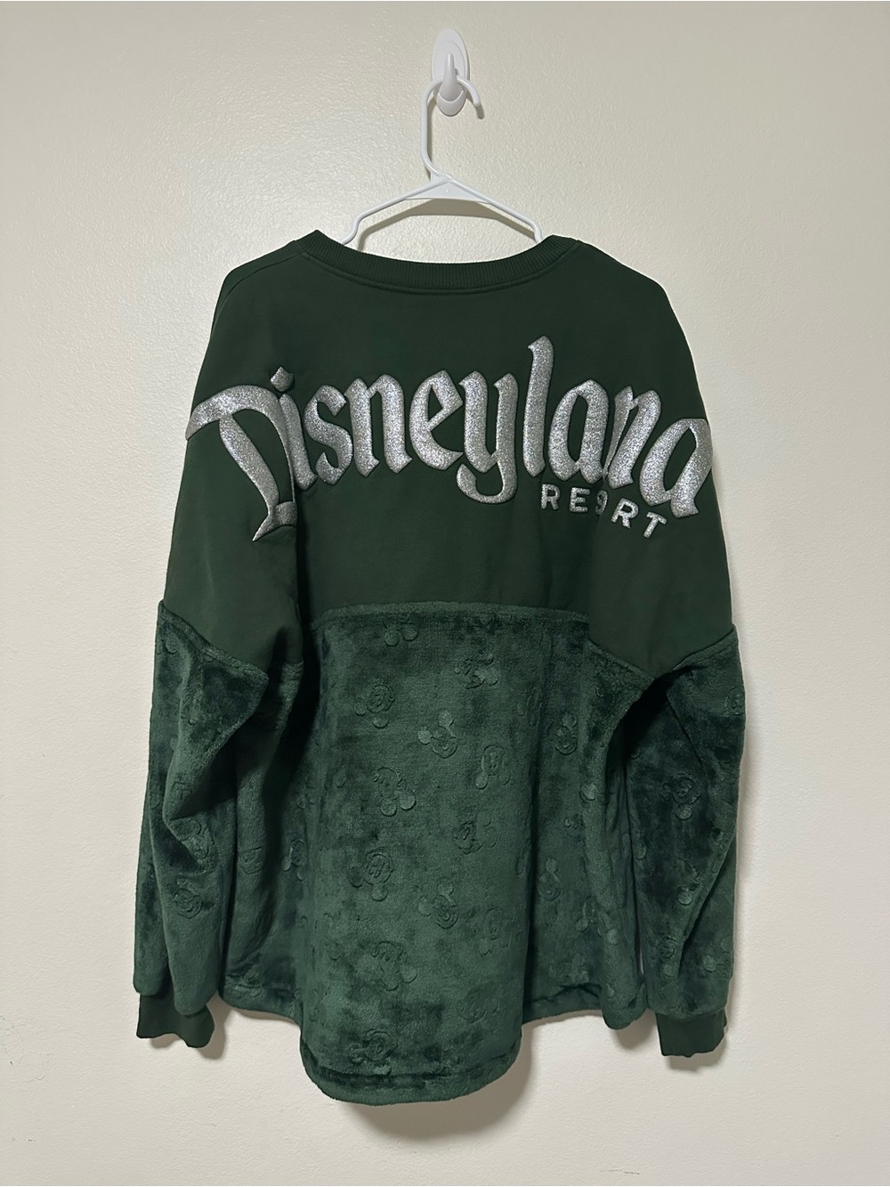 Disneyland resort velour hidden Mickey Mouse spirit jersey sweatshirt unisex - Picture 4 of 4